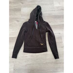 XS Vintage victoria's secret PINK black sweatshirt